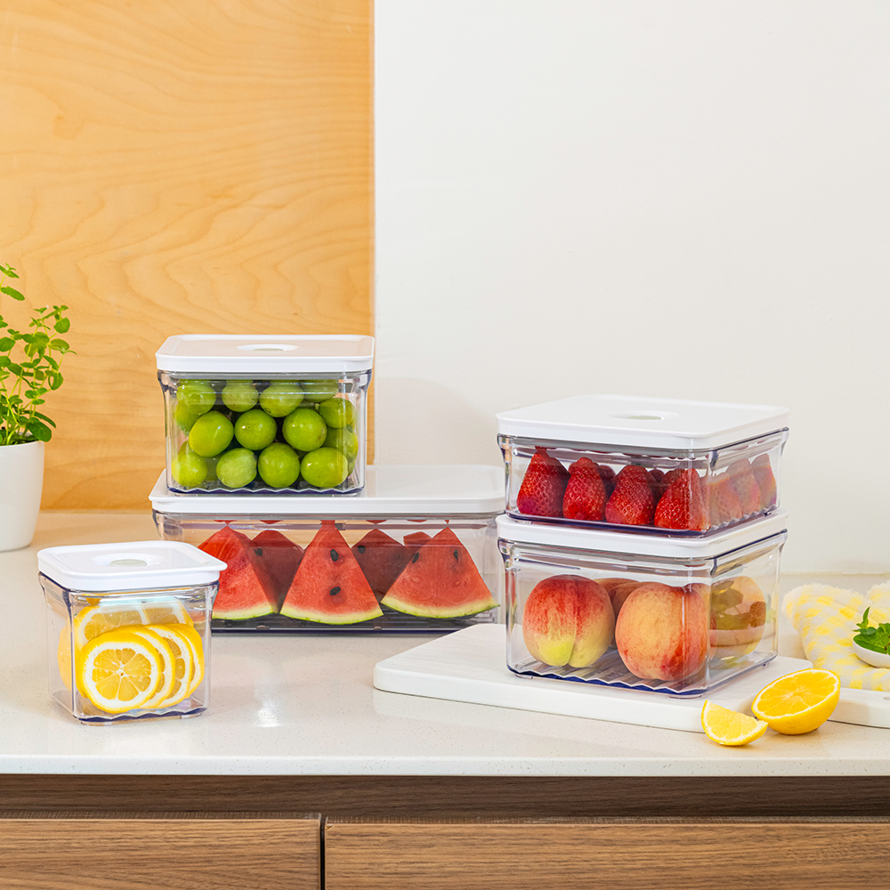 [N단독구성] 프랑코 파워바큠 진공 밀폐용기 올인원 세트 10P(무선 진공 오토펌프 포함)