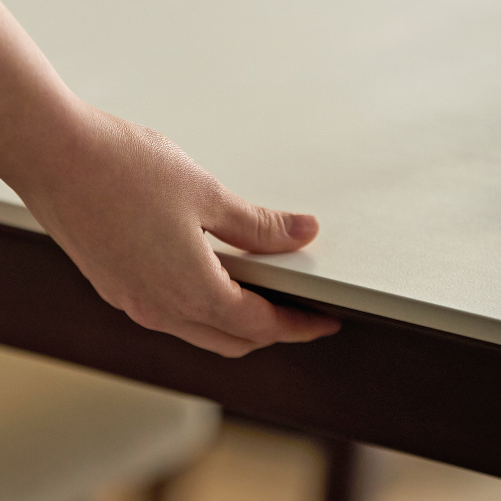 [EVENT]포르테 카페 테이블 고급 천연 원목 세라믹 4인용 식탁 세트 1400