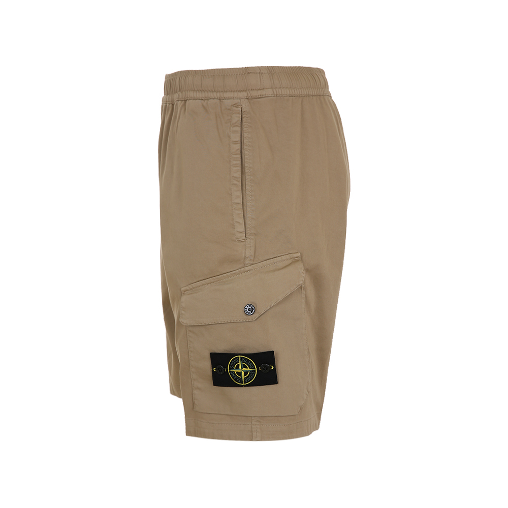 스톤아일랜드 밴딩 버뮤다 비스킷 카고 반바지 K1S15L100L03S0012 V0094 (2025 S/S) - 상세 이미지 3