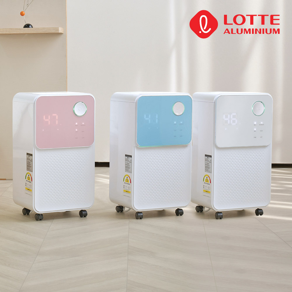 롯데 공식인증점 제습기 연속배수 지원 8L-최대12리터 일일제습 화이트