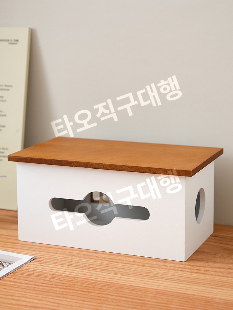 멀티탭가리개 덮개 케이스 선정리 케이블 전선 보관함 박스 커버 멀티탭정리함 - 상세 이미지 5