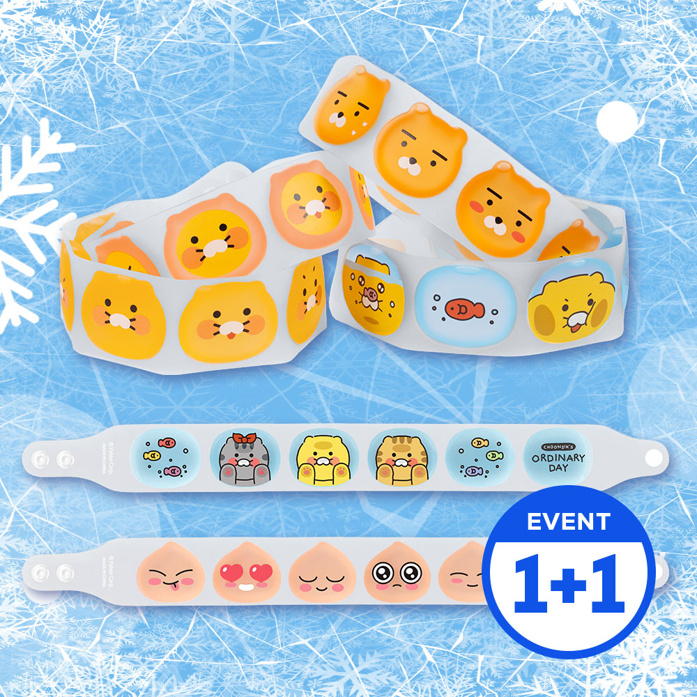 [슈퍼적립][N배송][SET] 카카오프렌즈 아이스 와이드 넥쿨러 쿨링 넥밴드 1+1 SET(베이직/어항) - 상세 이미지 2