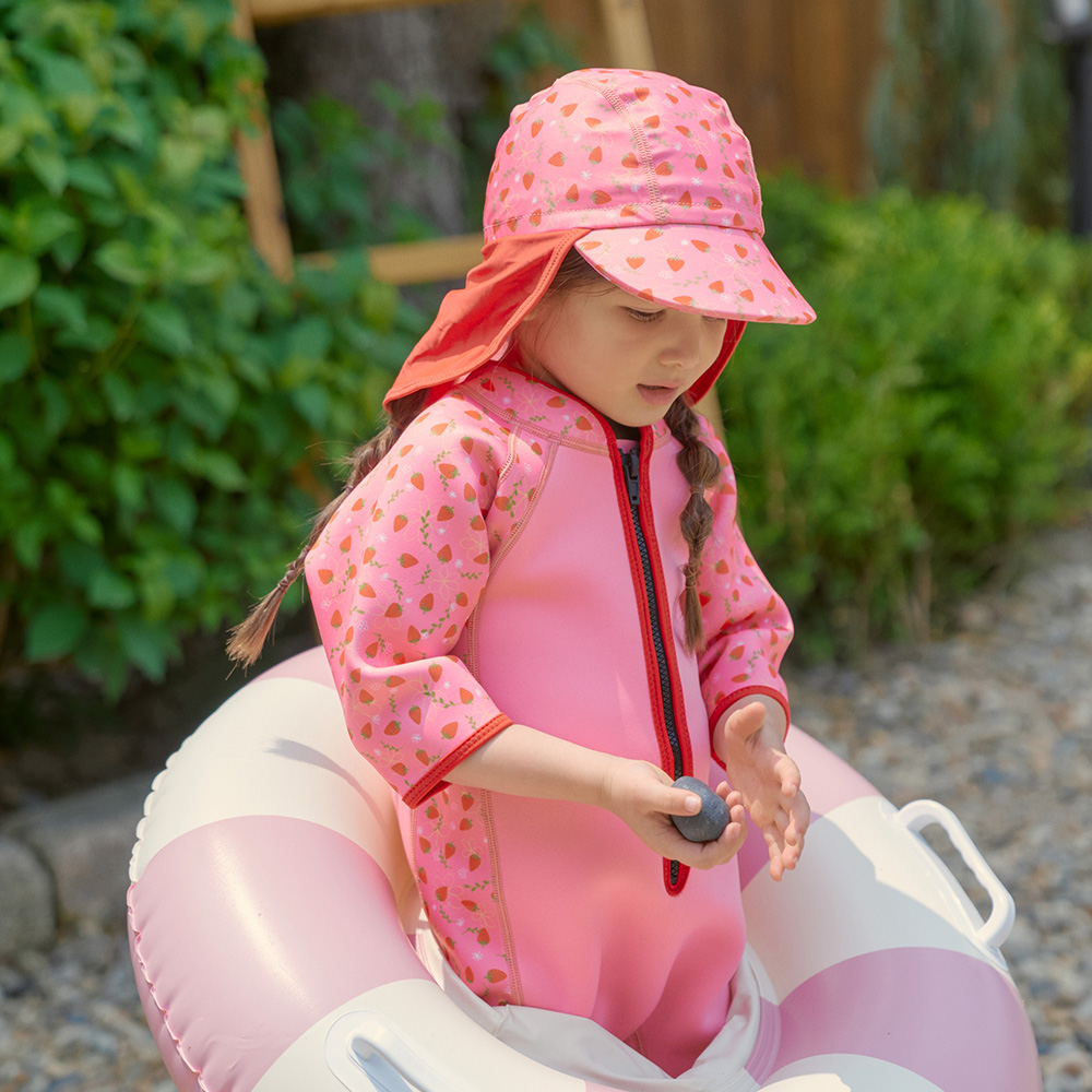 스플래쉬어바웃 쇼티 웻슈트 스트로베리필드 4계절 체온보호 어린이웻슈트 키즈수영복