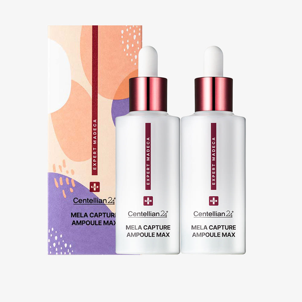 [슈퍼적립] 동국제약 센텔리안24 엑스퍼트 마데카 멜라캡처 앰플 맥스 45ml x 2개 / 기미 잡티 멜라닌 주름 개선에 도움 마데카멜라캡쳐앰플 나이아신아마이드