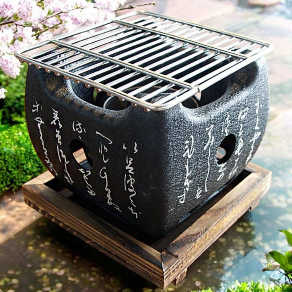 미니 바베큐그릴 화로대 타닥 국민 숯불 집에서 숯불구이 다닥 프리미엄 쿠킹 정사각 소형