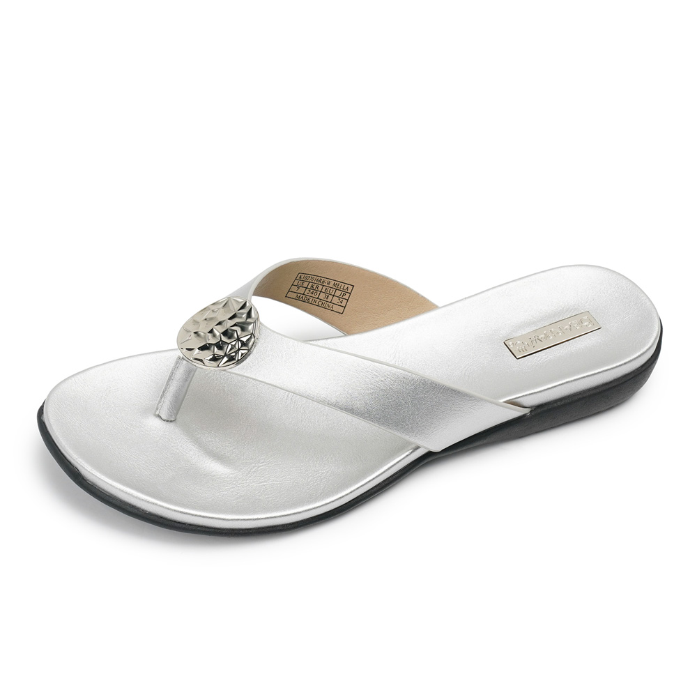 [베어파우] MELLA 플립플랍 (실버)