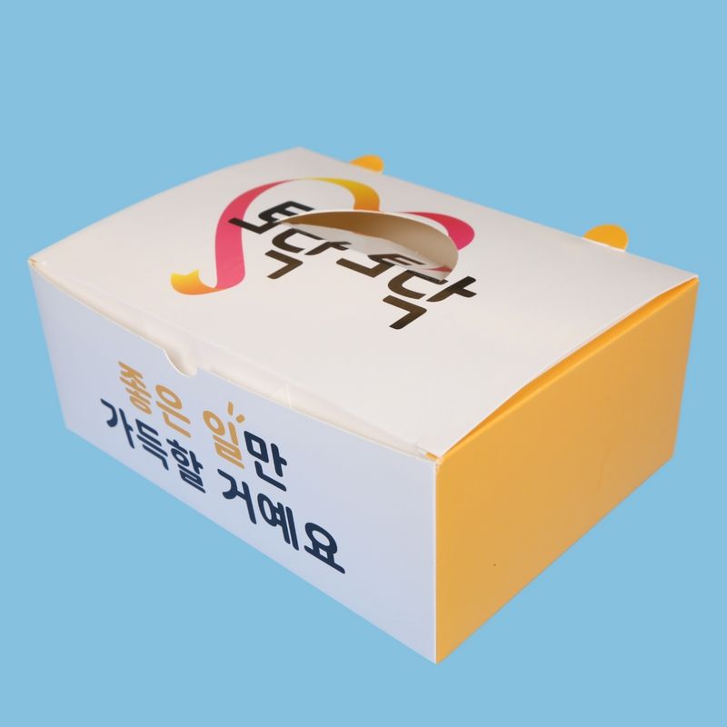 화이트지 모두종이박스 특특대 200매 상자 치킨 닭강정 와플 포장용기 배달 - 메인 이미지