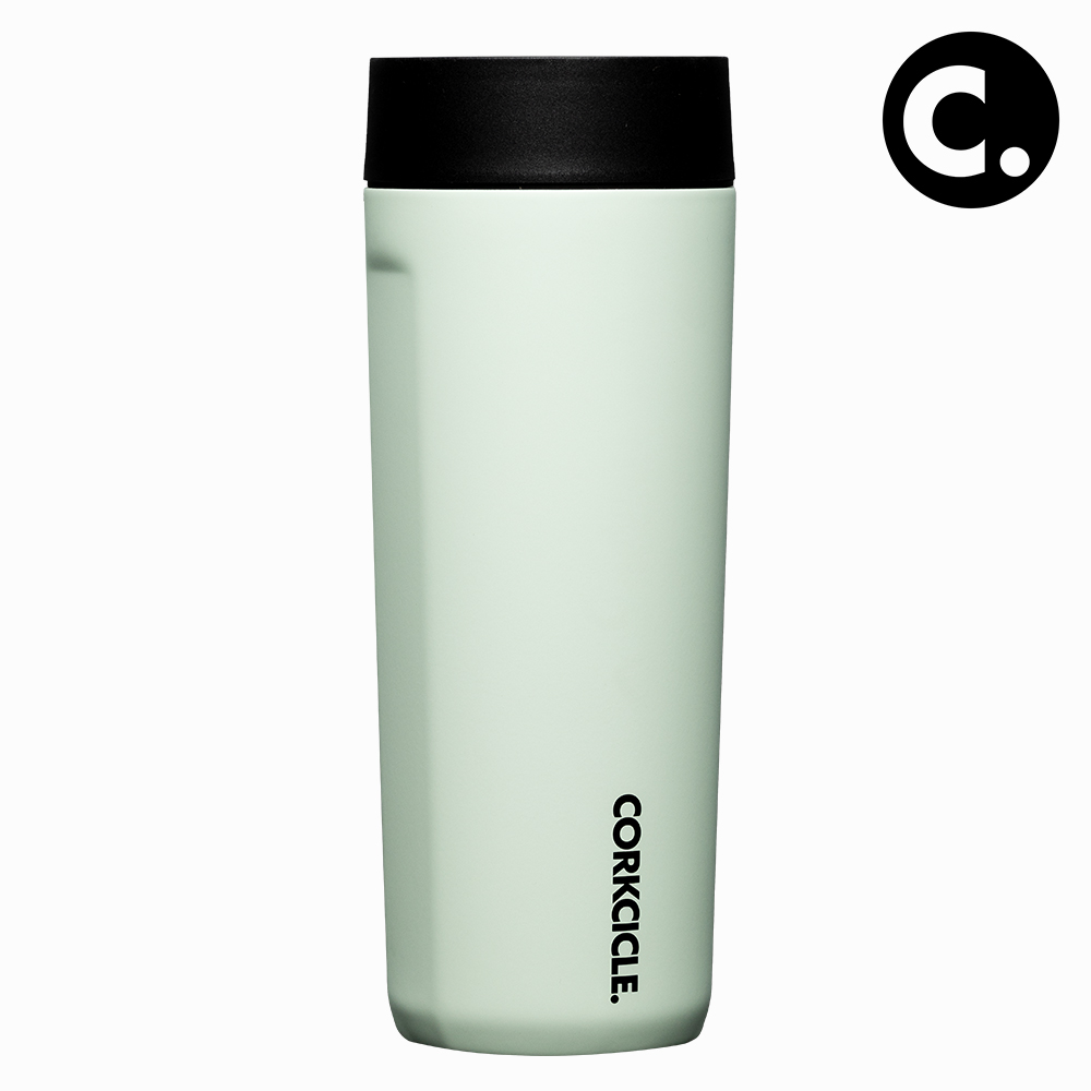 콕시클 커뮤터컵 세라믹텀블러 원터치 밀폐 보냉병 500ml, 세이지미스트