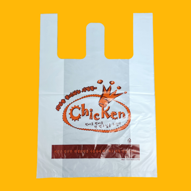 치킨비닐봉지 대 100장 배달 봉투 업소용