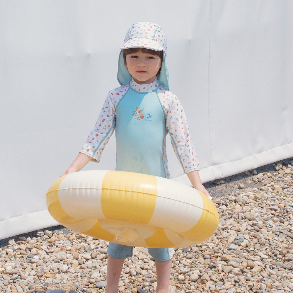 스플래쉬어바웃 UV 썬앤씨 슈트 플러스 리틀아콘스 4계절 체온보호 어린이웻슈트 유아수영복