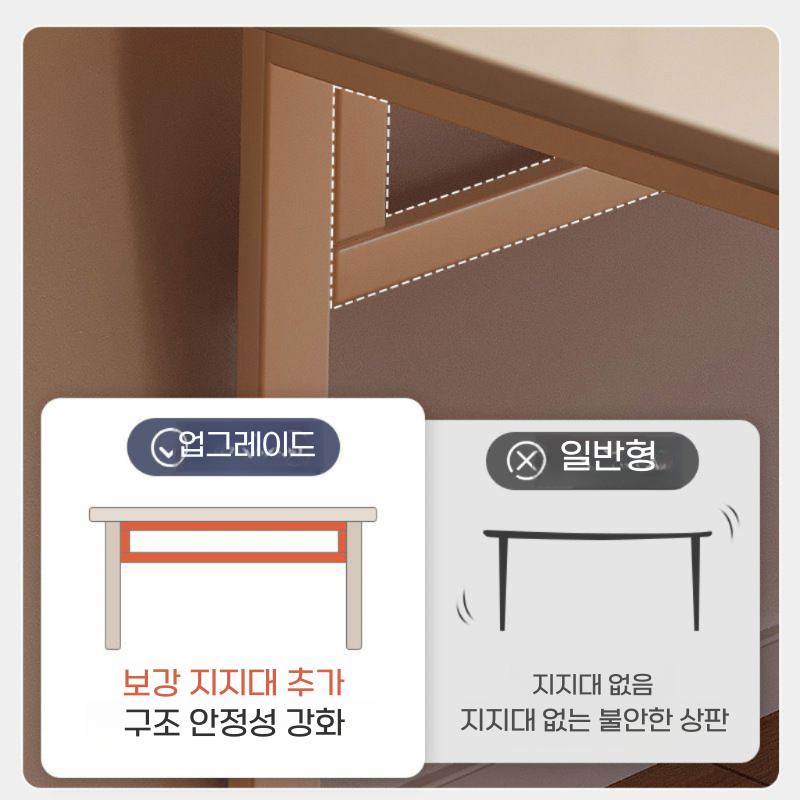 노트북 책상 컴퓨터 테이블 학생 일반책상 원룸 사무실 A / 80x60x73 기본모델 - 상세 이미지 4