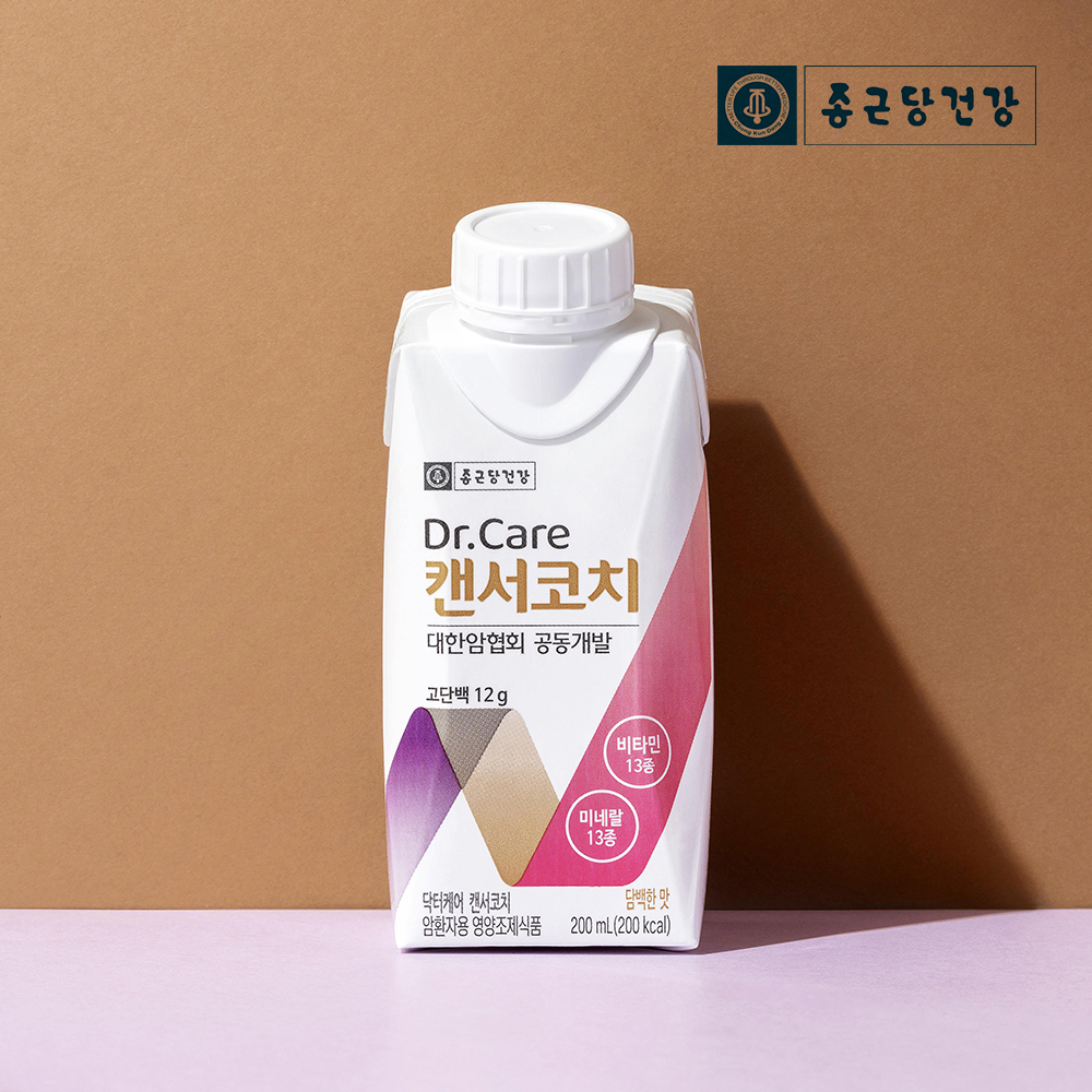 종근당 건강 닥터케어 캔서코치 암환자용 영양조제식품 환자식 메디푸드 환자영양식 8개입 - 상품 이미지