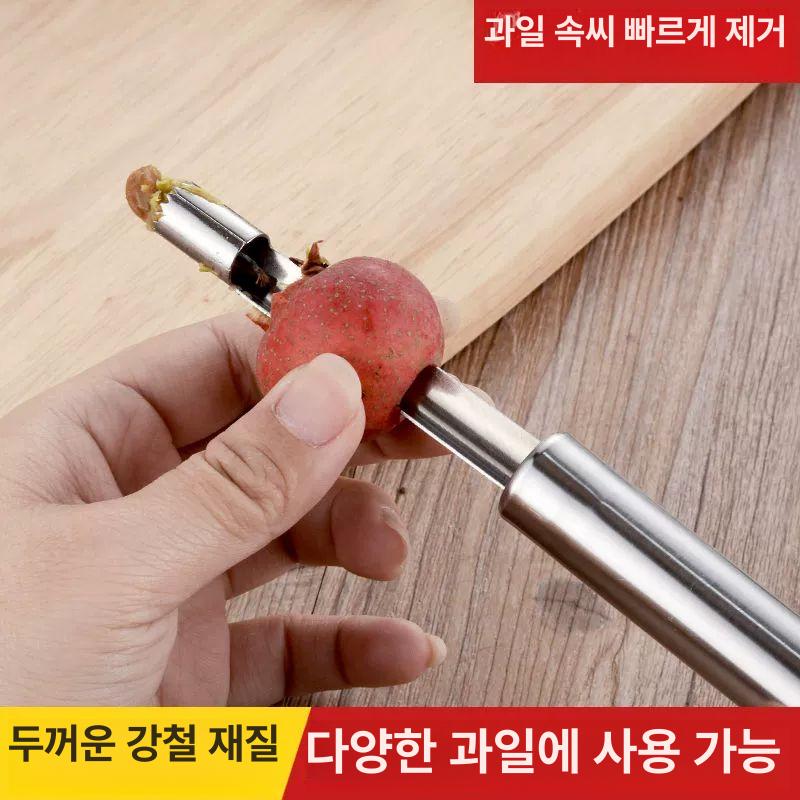과일 대추 매실 씨앗 씨제거기 탕후루 빼는도구 씨없는-작은 홍조 체리 0.8cm : 해피미소무역