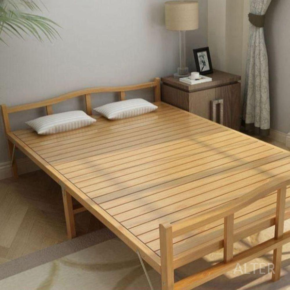이동식 평상 폴딩형 데크 베란다 정원 마당 테라스 80x190cm 원색 - 상세 이미지 2