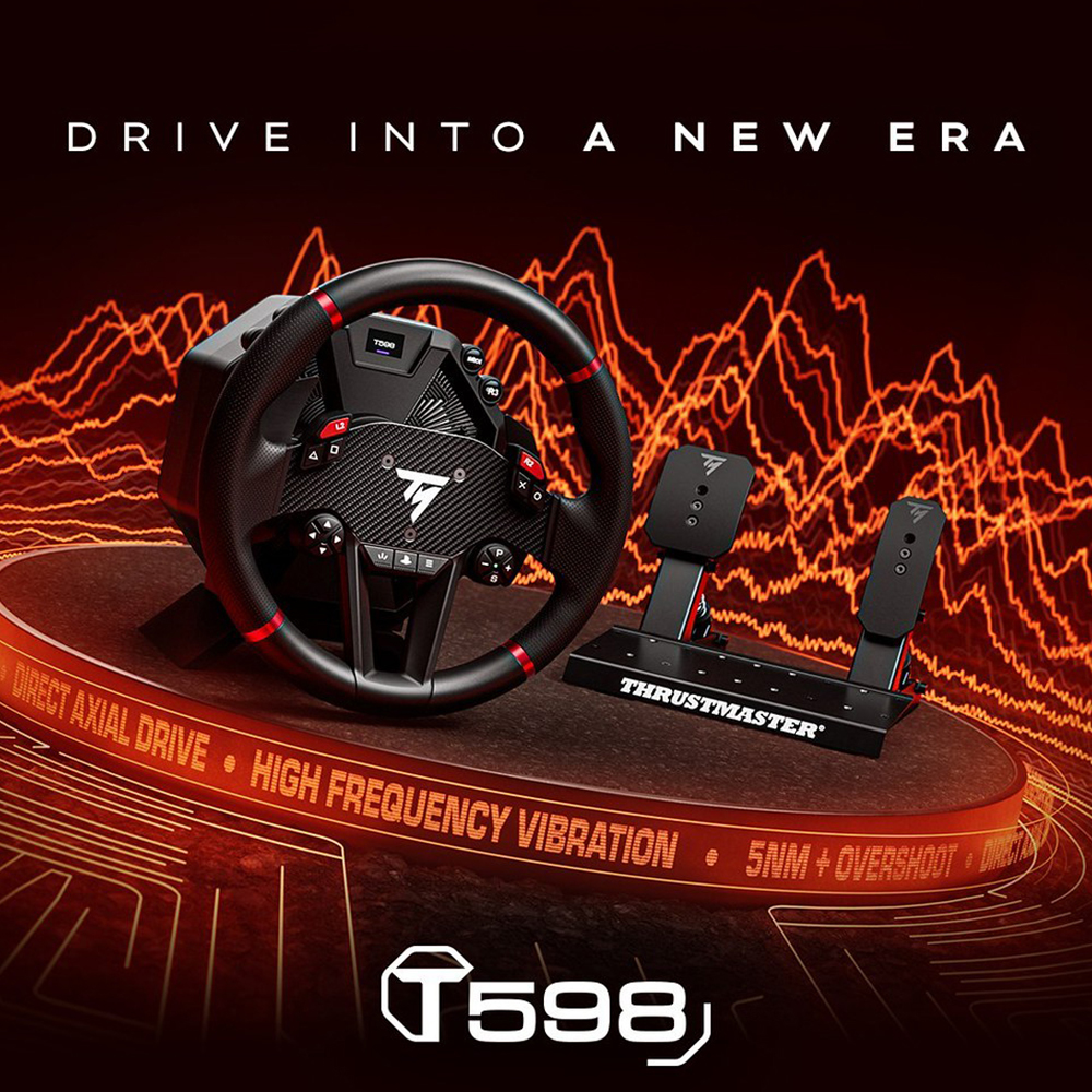 [예약판매 10월 중순 발송] 트러스트마스터 T598 다이렉트 드라이브 휠 (PC, PS5지원)