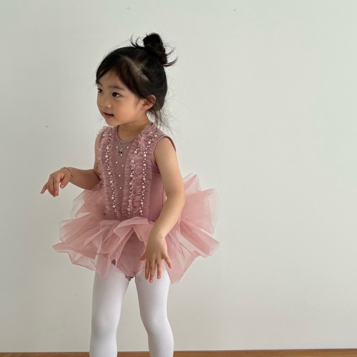 여아 안젤라 앰버 쥬얼리 보석 발레복 - 상품 이미지