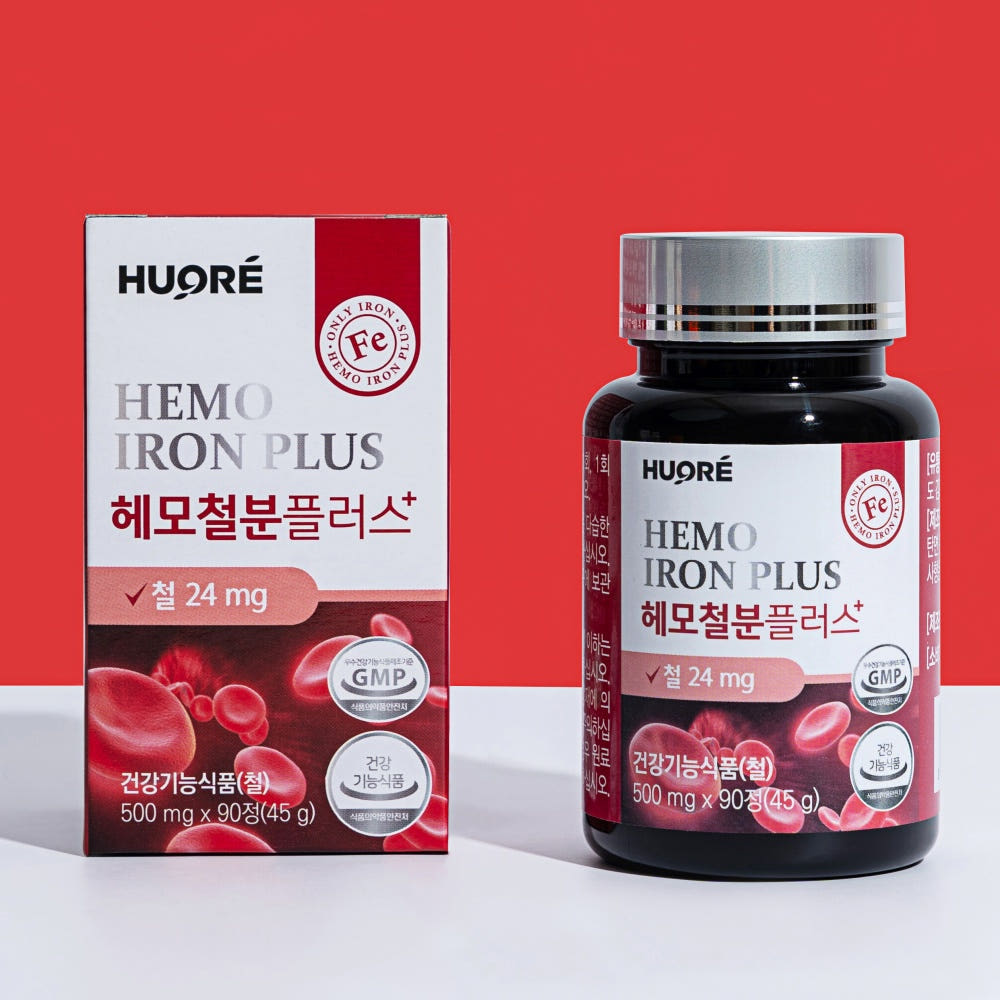 비헴철 철분제 약3개월분 철분 영양제 임산부 헤모글로빈 여성 남성