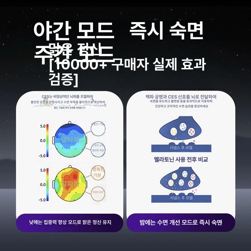스마트 수면 보조기기 헬스케어 트래킹 불면 개선 고급 전자 관리 장치 홍멍 - 상세 이미지 4
