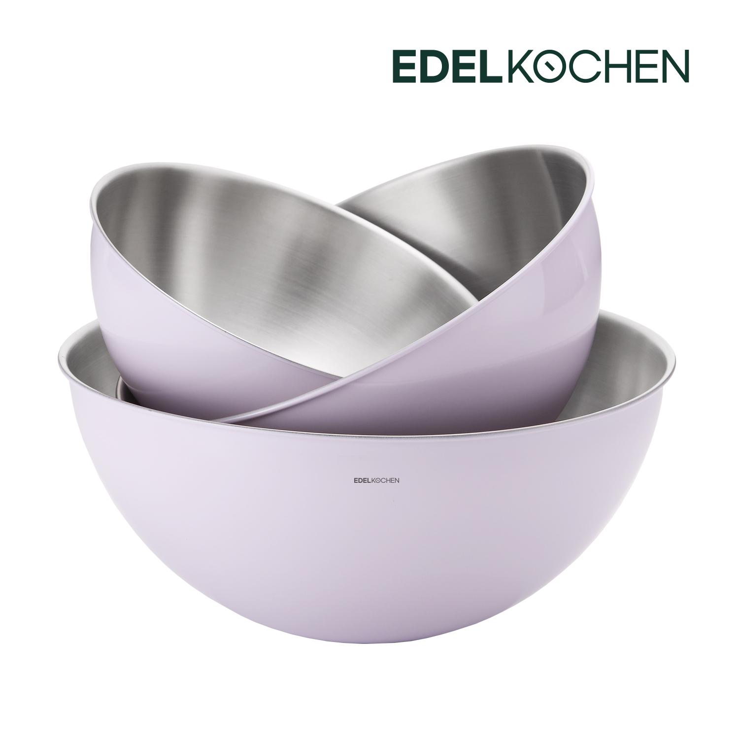 에델코첸 304 스텐 믹싱볼 스텐양푼 다라이 야채 채소 씻는볼 28cm (프렌치라벤더) - 상세 이미지 2