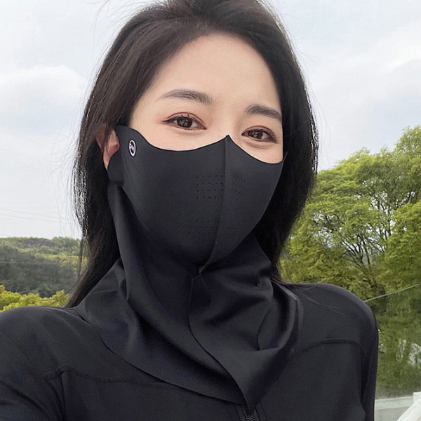 [초특가] KC인증 자외선 완벽차단 롱넥 귀걸이 안면 마스크 넥페이스 골프 자전거 등산 얼굴 햇빛가리개 - 상세 이미지 4
