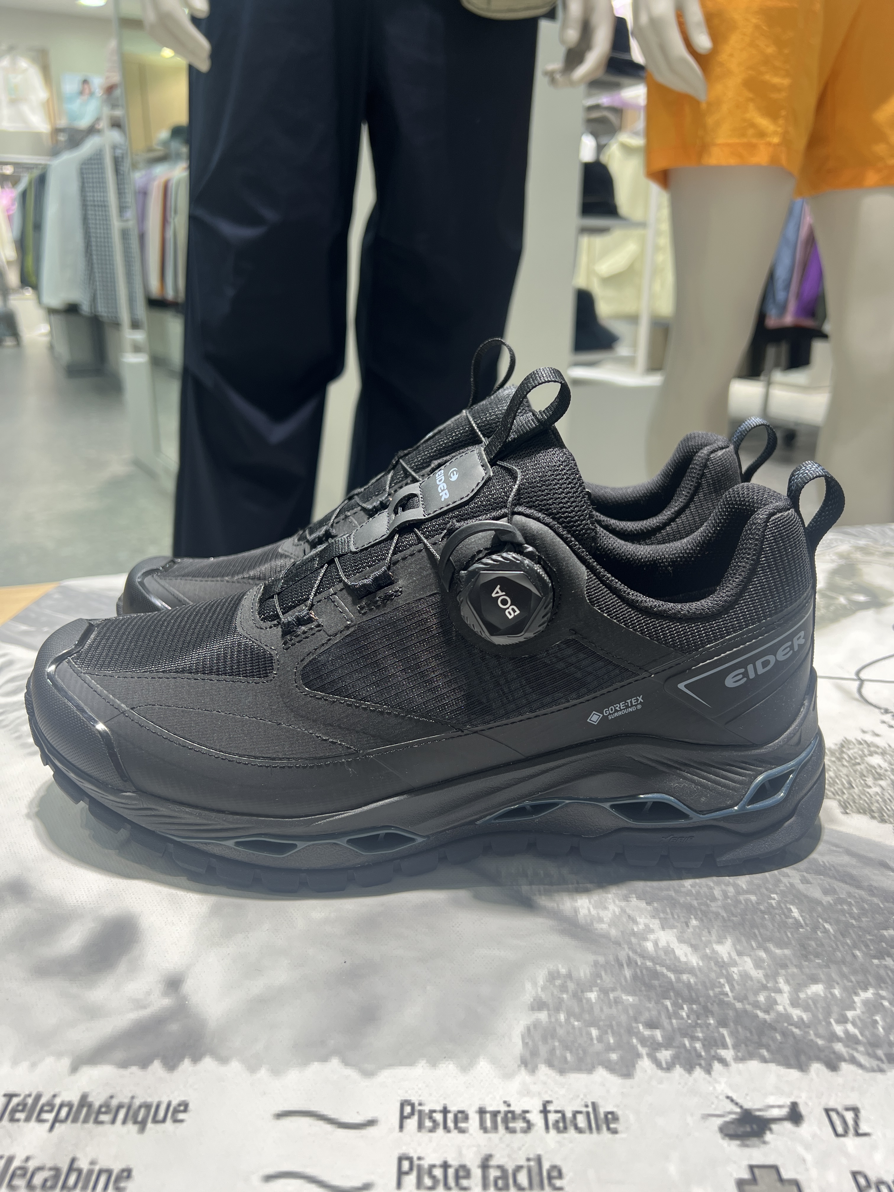 아이더 방수등산화 트레킹화 퀀텀포텐셜 블랙, 270 - 상세 이미지 4