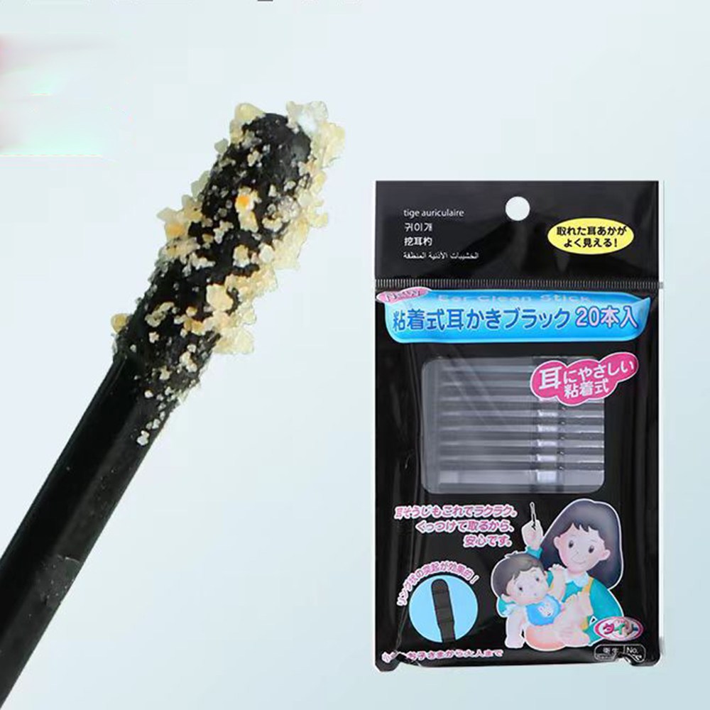 점착식 귀이개 20p 접착 면봉 귀청소 귀지 제거 귀클리너 귓밥 귀지 - 상세 이미지 2