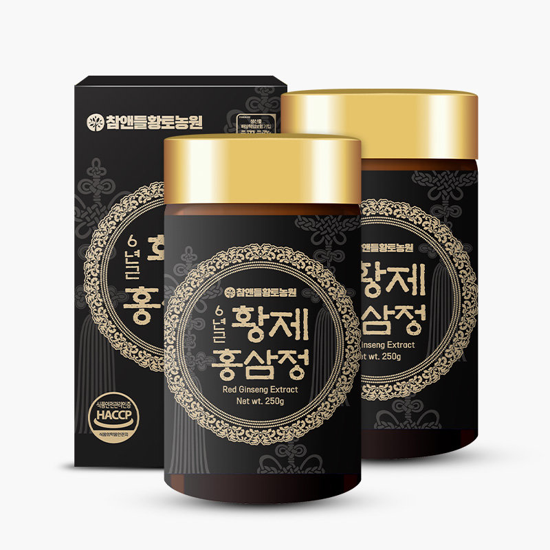참앤들황토농원 6년근 황제 홍삼정 250g, 2개 - 상품 이미지