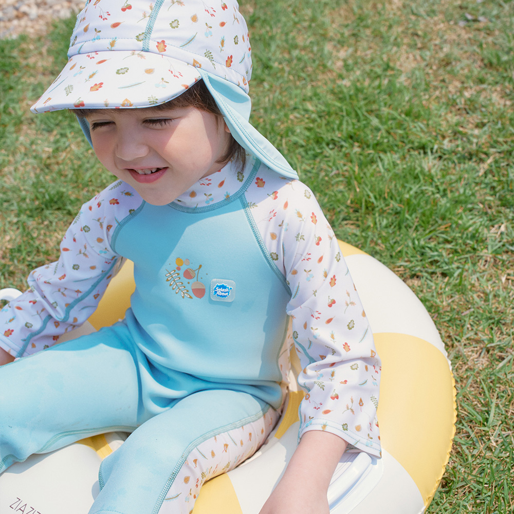 스플래쉬어바웃 UV 썬앤씨 슈트 플러스 리틀아콘스 4계절 체온보호 어린이웻슈트 유아수영복