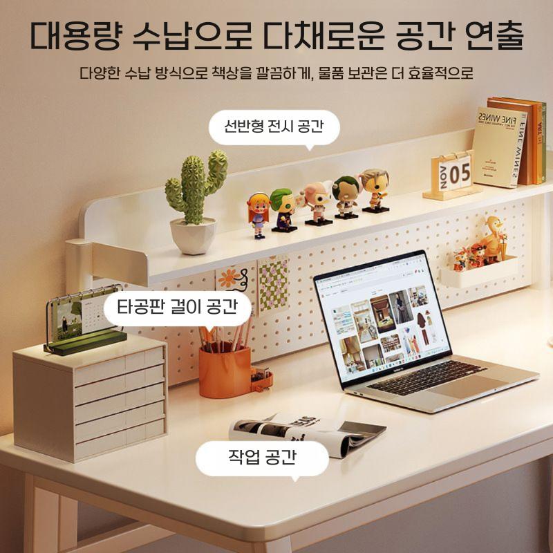 노트북 책상 컴퓨터 테이블 학생 일반책상 원룸 사무실 A / 80x60x73 기본모델 - 상세 이미지 3