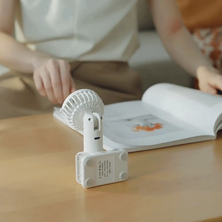 휴대용 미니 선풍기 손선풍기 핸디 손풍기 무소음 포켓 허리 클립팬 - 상세 이미지 3