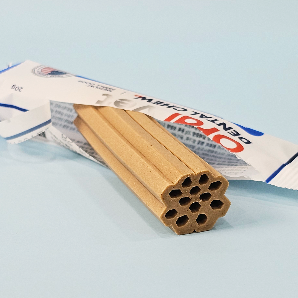 페노비스 강아지 껌 덴탈츄 치석제거 오랄벳 덴탈츄 중소형견, 240g, 1개