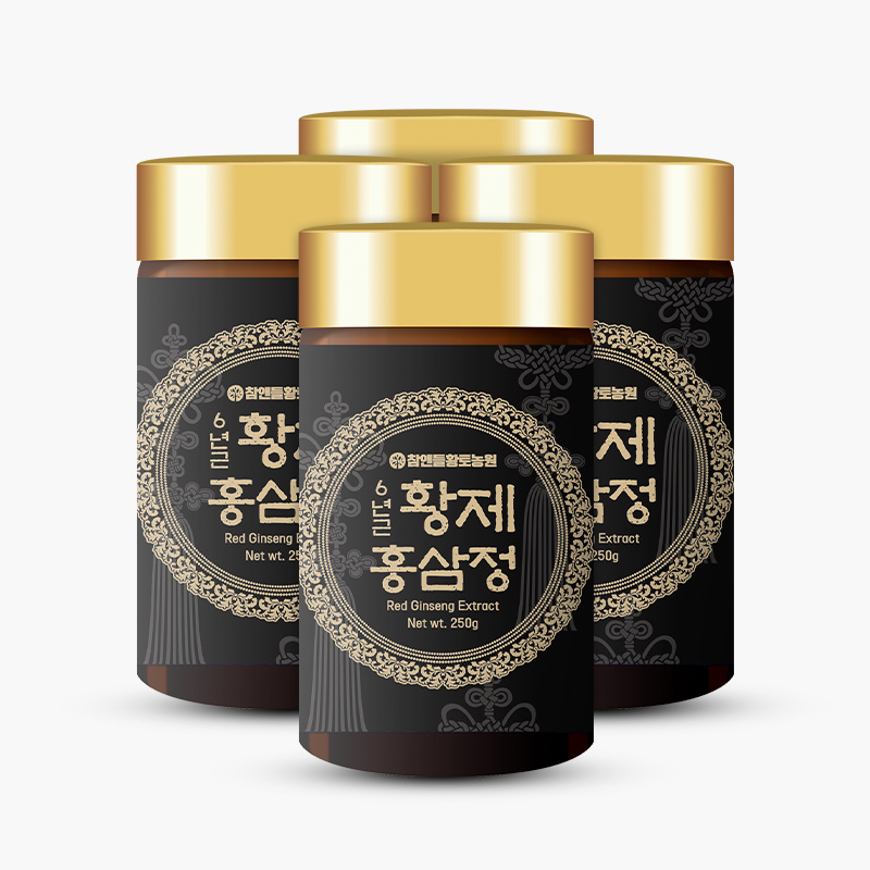 [4+2] 참앤들황토농원 6년근 황제 홍삼정 250g, 4개 - 상품 이미지