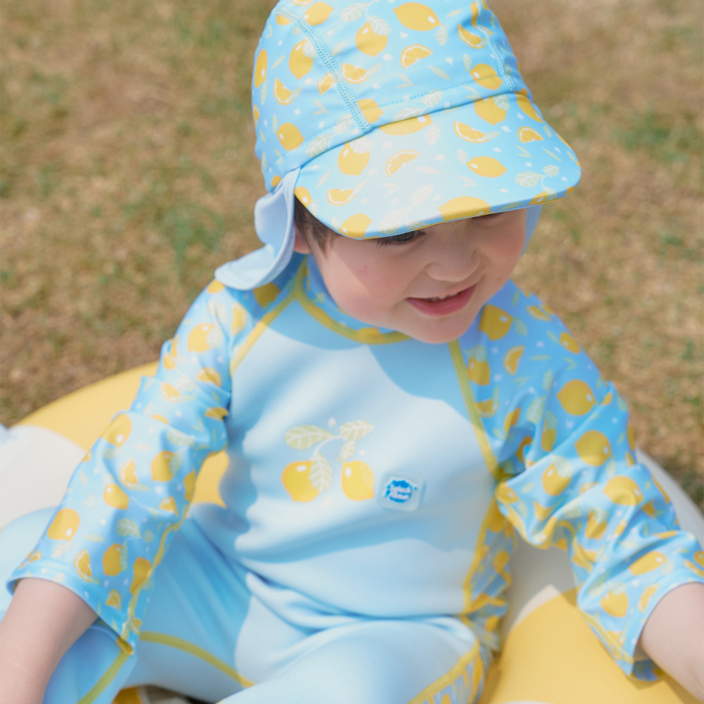 스플래쉬어바웃 UV 썬앤씨 슈트 플러스 레몬스 4계절 체온보호 어린이웻슈트 유아수영복