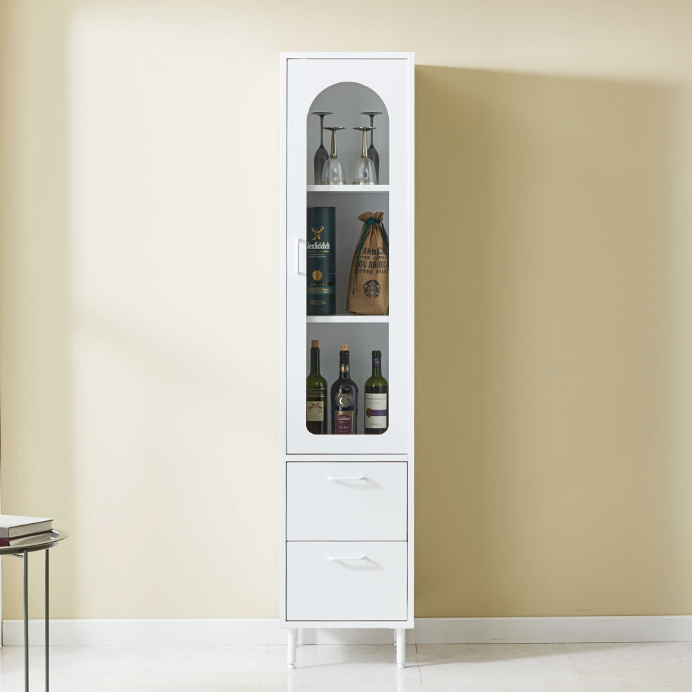 클로버 유리 장식장 위스키 진열장 거실 술장 인테리어