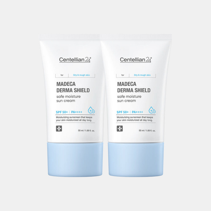 동국제약 마데카 더마 쉴드 세이프 수분 선크림 50ml x 2개  + 수분선크림 7일분(1ml 7개)  SPF50+ 사진 6