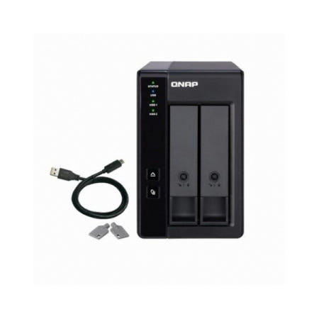 QNAP TR-002 2베이 DAS스토러지 USB3.1 Gen2 레이드 (하드미포함)