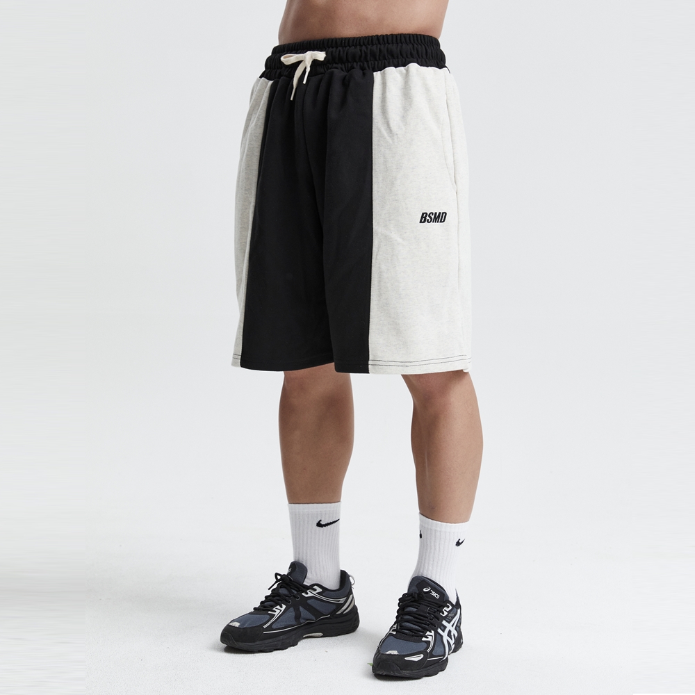 비스트모드 하프배색 버뮤다팬츠 헬스 짐웨어 반바지 BSMD 제품 이미지