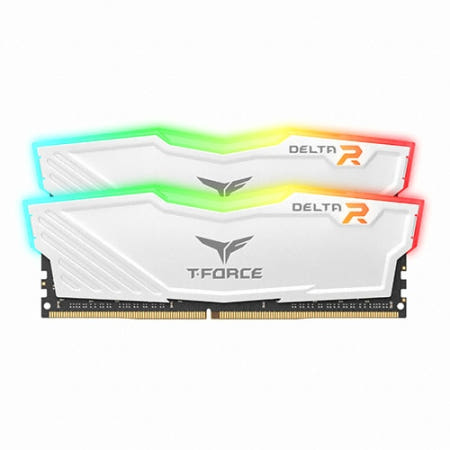 TeamGroup T-Force DDR4-3200 CL16 Delta RGB 화이트 패키지 서린 (16GB(8Gx2))