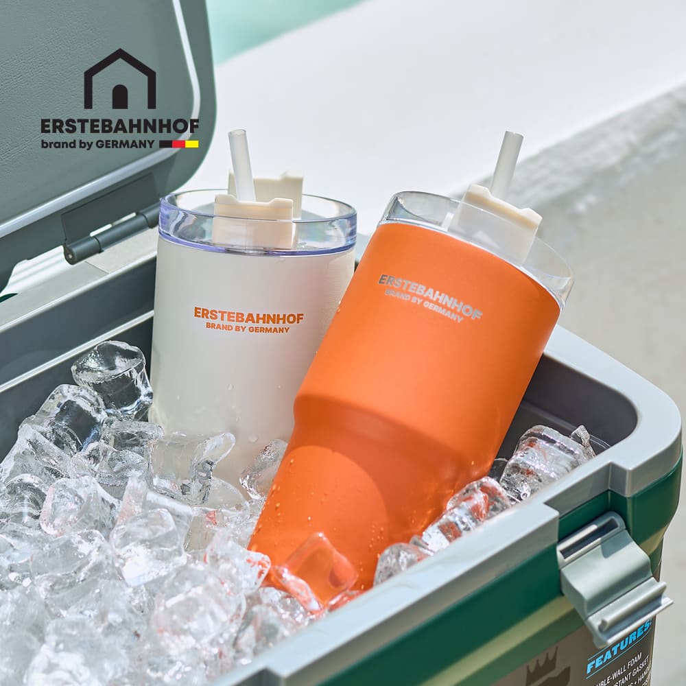 리유저블 보온보냉 진공 스테인레스 텀블러 591ml, 선셋