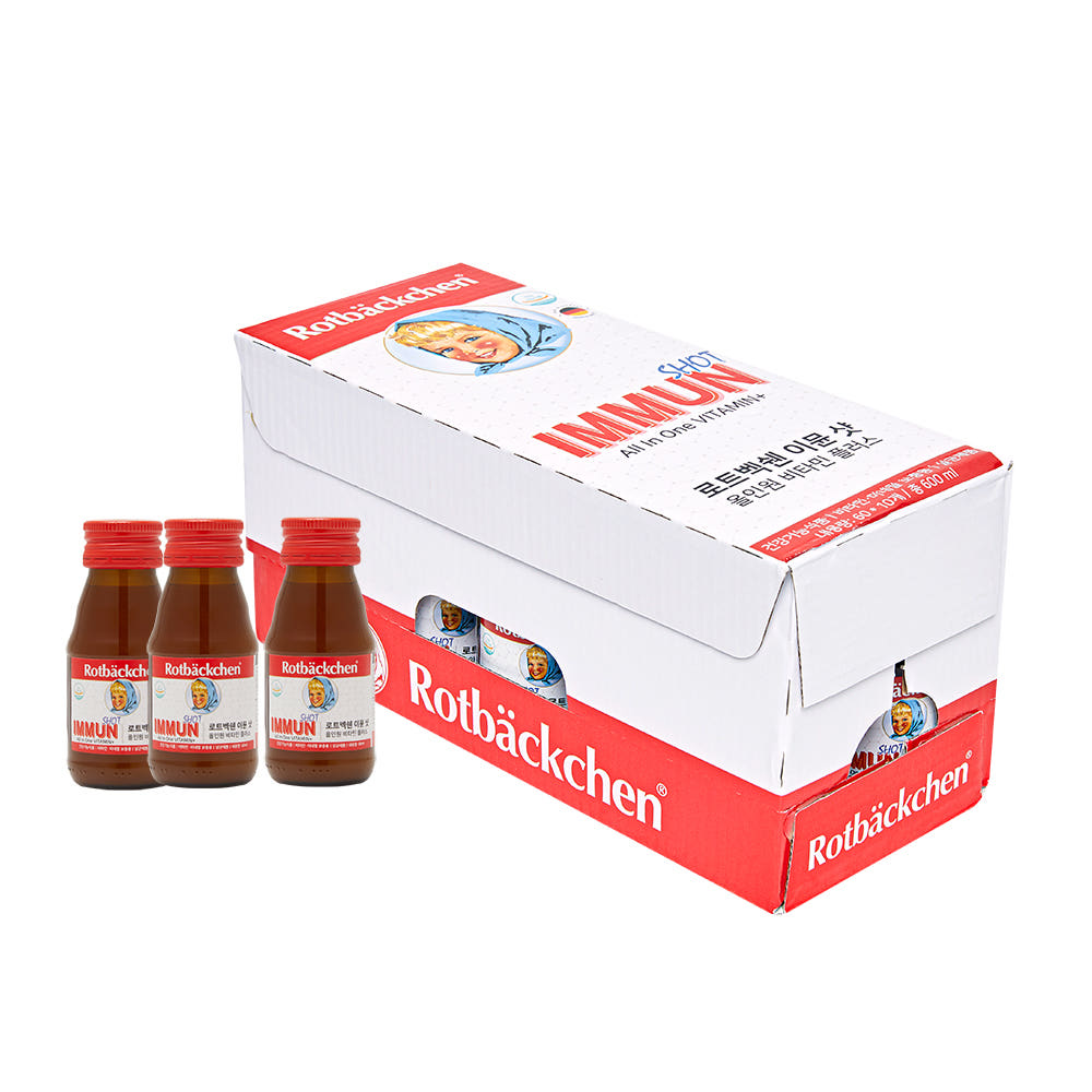 독일 로트벡쉔 이뮨샷 액상 종합멀티비타민 마시는 올인원 비타민플러스 10개입, 1개