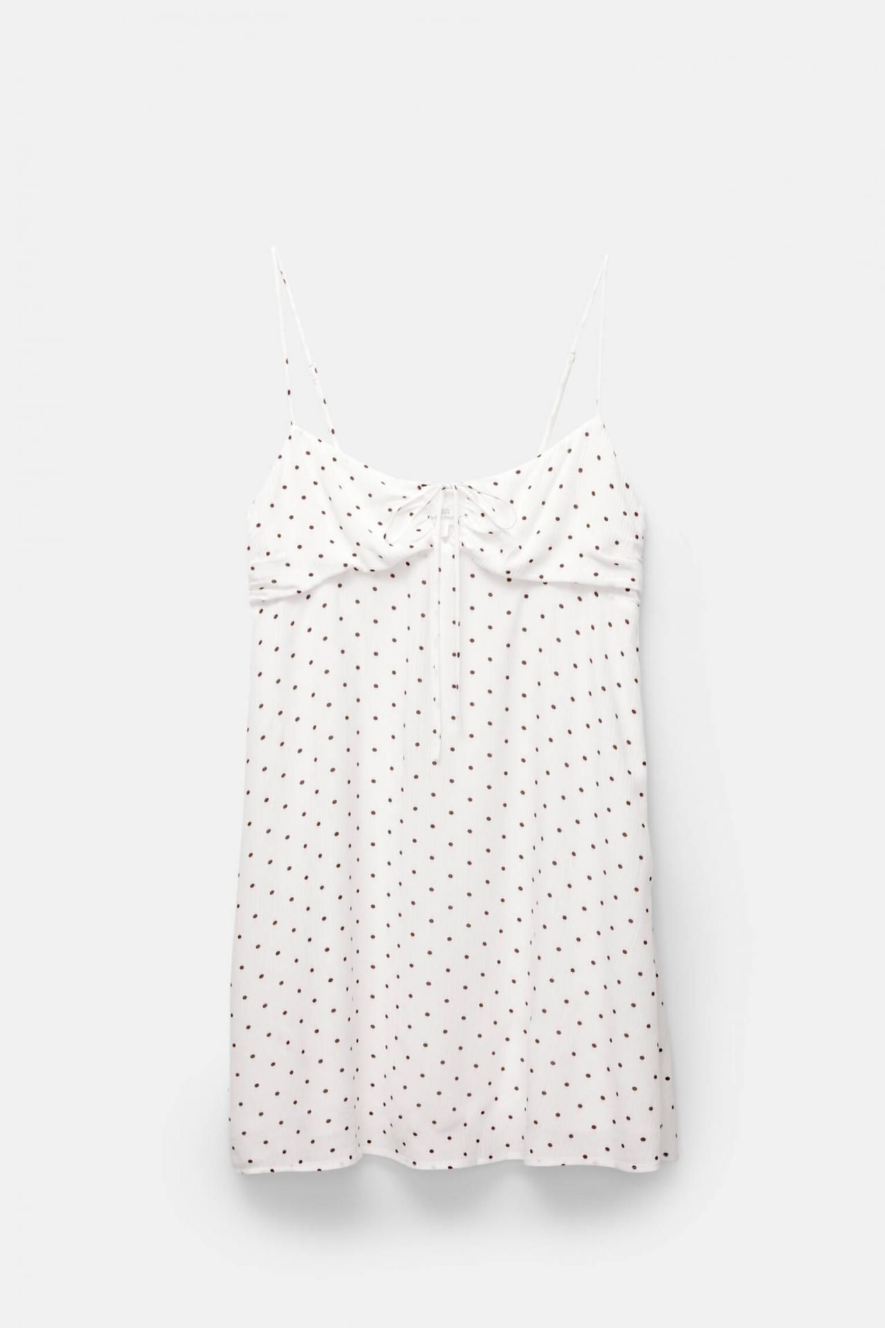 풀앤베어 폴카 도트 미니 원피스 7394/428 WHITE