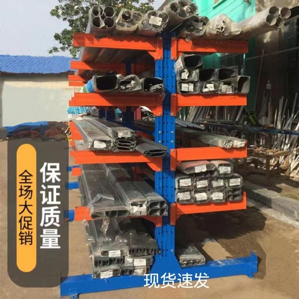 파이프랙 자재 적재 철제 철근 선반 창고 각목 양면 4단 앵글 L1300 x D740 x H2050 - 상세 이미지 3