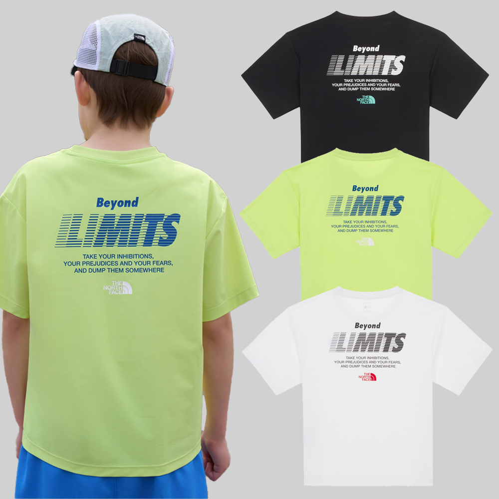 노스페이스 키즈 반팔 아동 주니어 냉감 기능성티 NT7UR09S