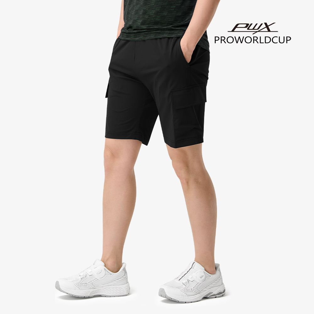 남성 우븐 스판 카고 4.5부 팬츠 Q225-4524-25 - 상세 이미지 3