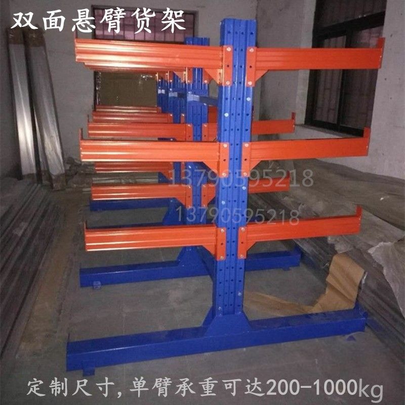 파이프랙 자재 적재 철제 철근 선반 창고 각목 양면 4단 앵글 L1300 x D740 x H2050 - 상세 이미지 2