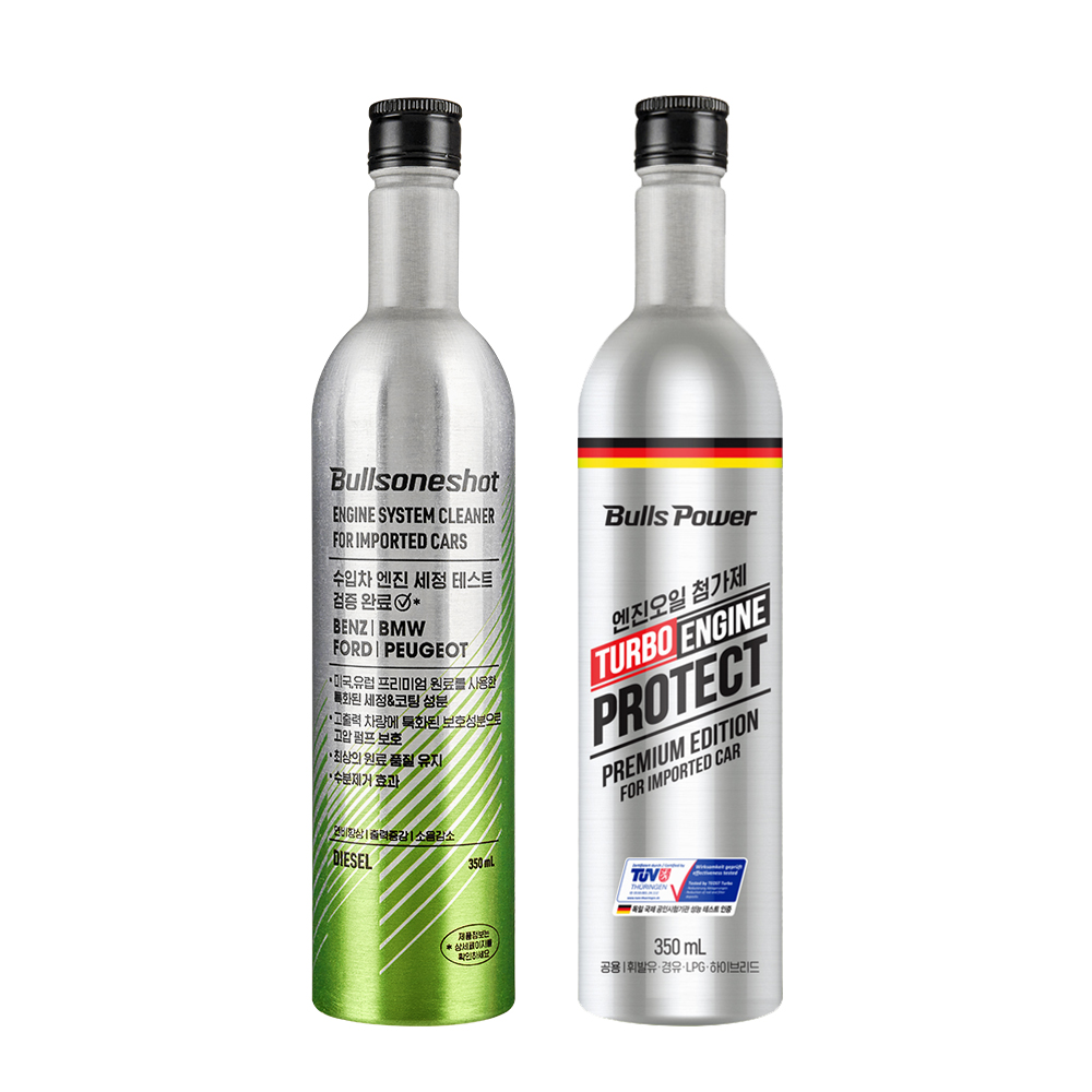 [불스원]수입차 관리 세트 불스원샷 수입차전용 350ml 1개입 휘발유+수입차용 엔진코팅제 - 상세 이미지 2