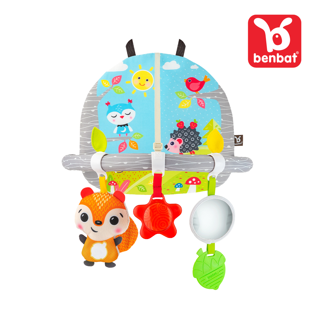 [밴밧] 카시트 장난감 후방모빌 더블사이드 카_아치 스쿼럴