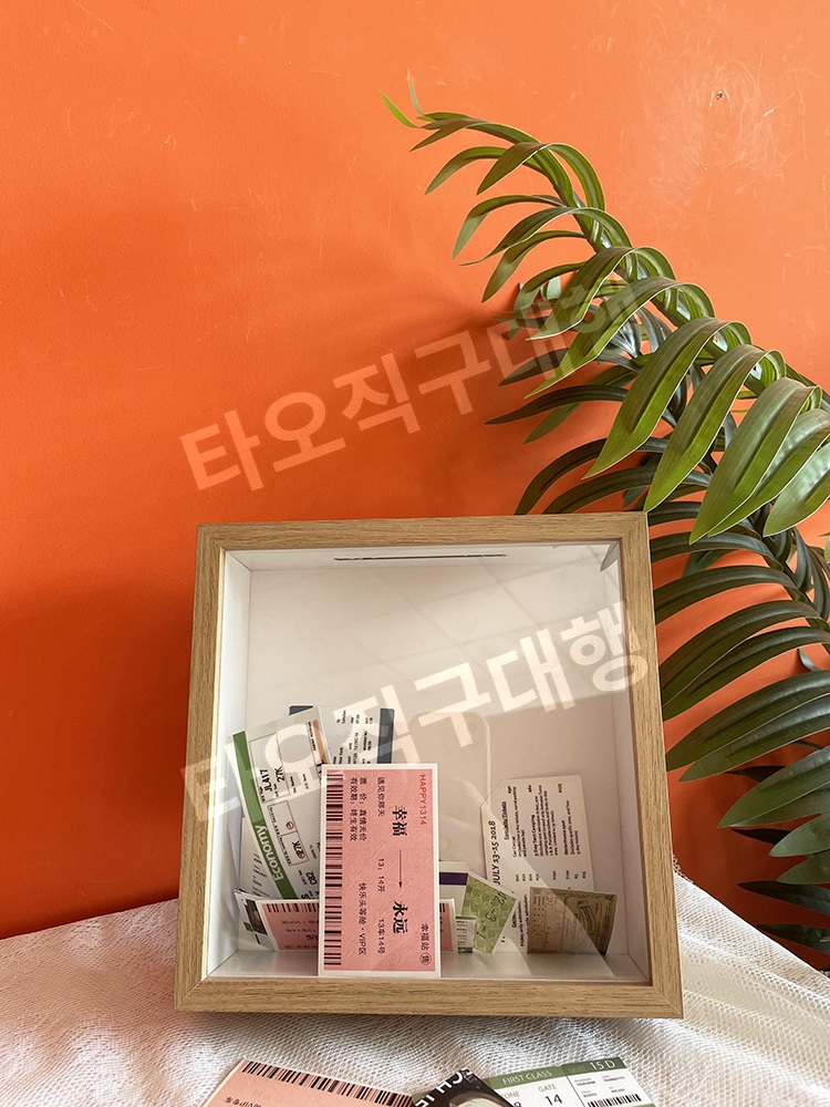 티켓보관함 여행 정리 야구 홀더 포켓 뮤지컬 영화 수납함 콘서트 액자 보관 티켓북 - 상세 이미지 2