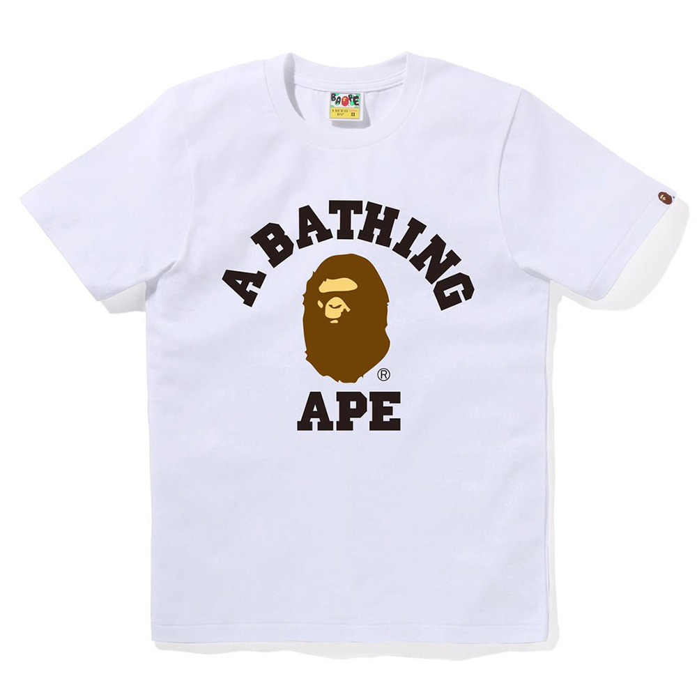 베이프 우먼즈 반팔티 COLLEGE TEE 1L30-210-001 - 상품 이미지