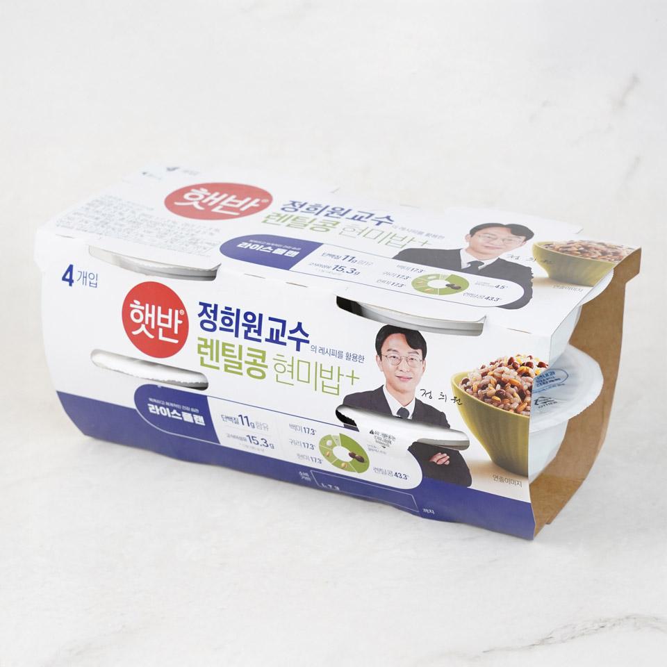 메가마트 CJ 햇반 렌틸콩현미밥 190gx4 - 상세 이미지 2